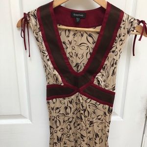 French inspired Bebe blouse with ribbon details